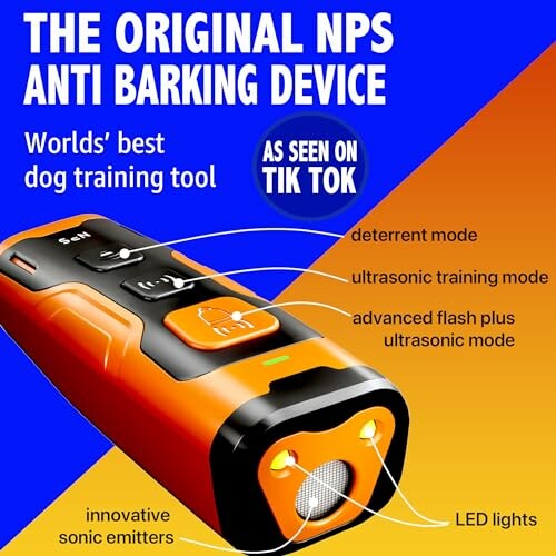 NPS anti barking device with multiple modes and features.