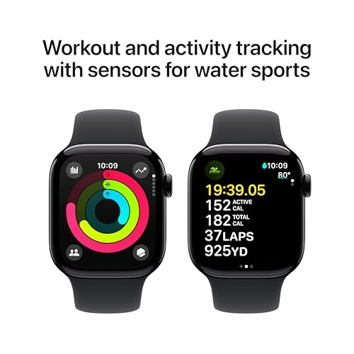 Smartwatch displaying fitness and activity tracking features.