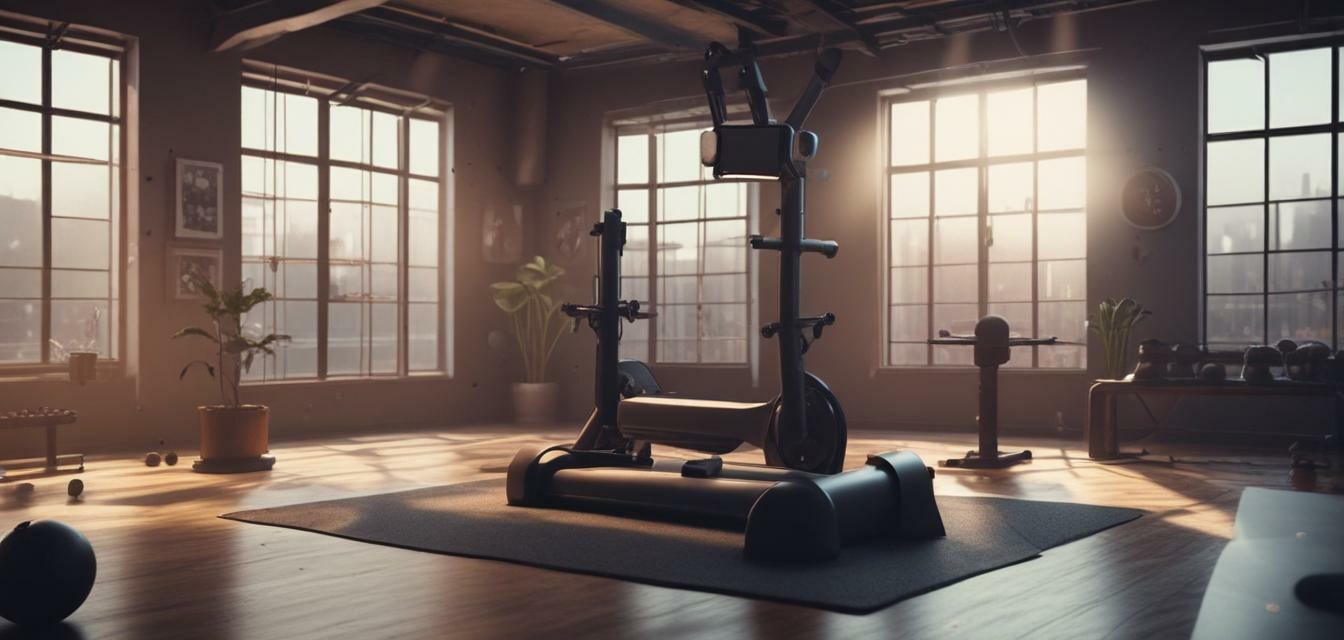 Virtual reality fitness setup